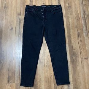 Black Lucky Brand Bridgette Skinny Jeans